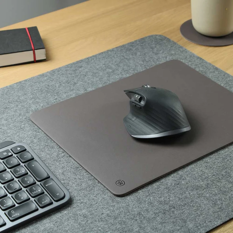 Mousepad aus Linoleum mit Korkunterseite – ROBERT (100% Natürlich)