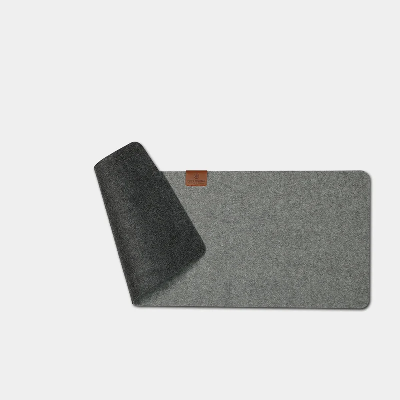 Schreibtischunterlage Filz ALWIN im Bicolor Design | 100% Wollfilz | (M/L)