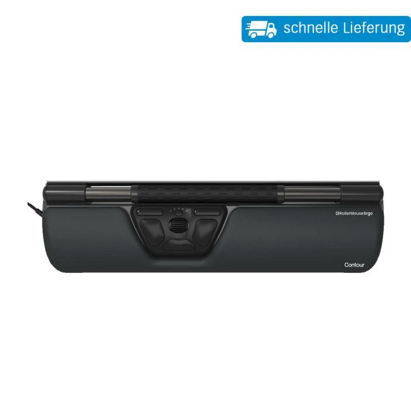 3er Set RollerMouse black + Tastatur Balance + Tischlehne