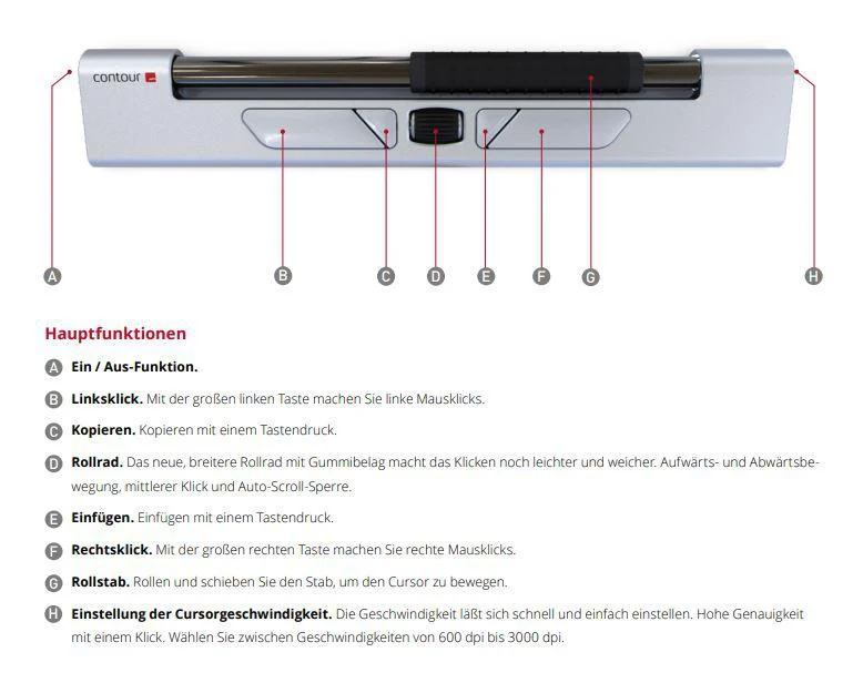 Contour RollerMouse GO mobile