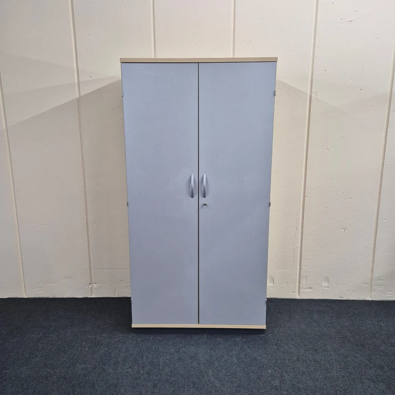 Aktenschrank / OKA / ahorn silber / 100 cm / 5 Ordnerhöhen