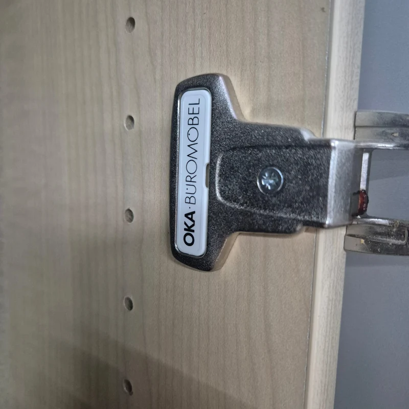 Aktenschrank / OKA / ahorn silber / 100 cm / 5 Ordnerhöhen