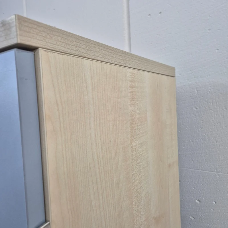 Aktenschrank / OKA / ahorn silber / 100 cm / 5 Ordnerhöhen