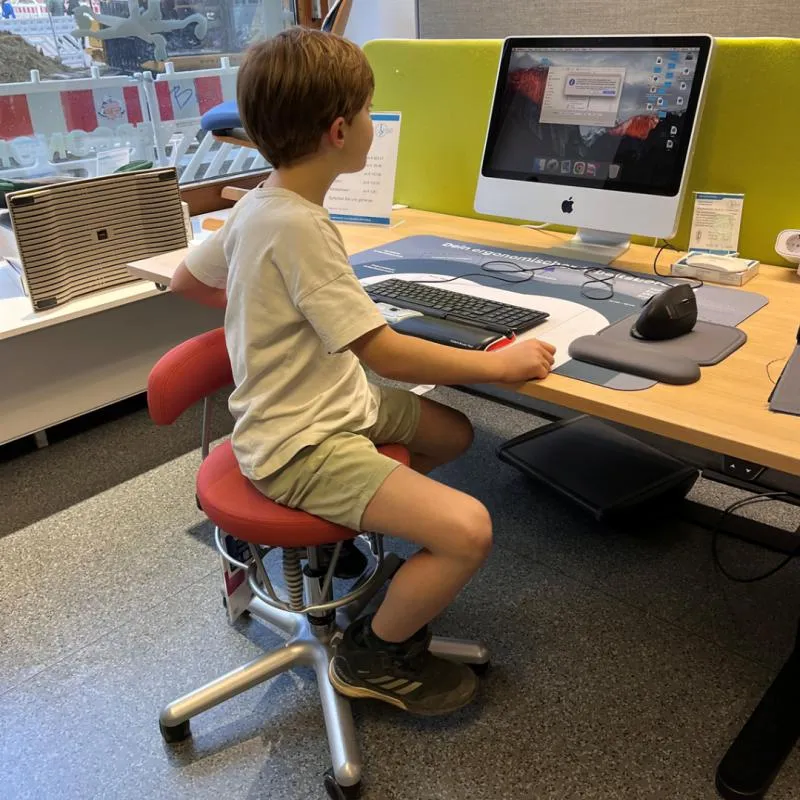 Bioswing Kinderstuhl Foxy mit Lendenwirbelstütze