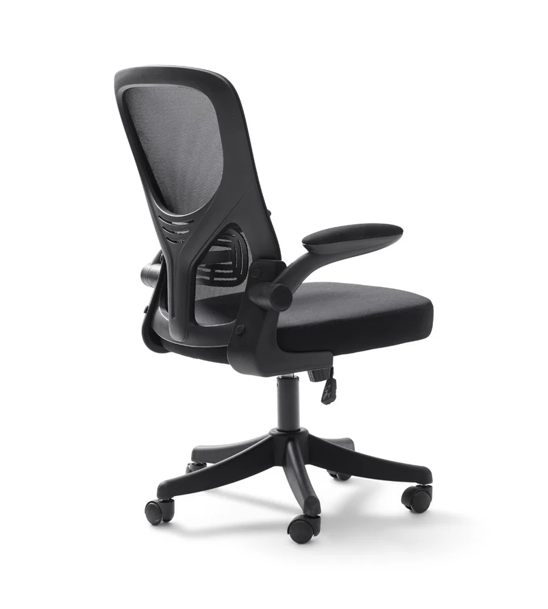 Bürostuhl „Felix“ in schwarzem Netzgewebe/schwarz