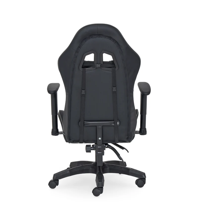 Julian Gaming-Stuhl aus schwarzem/grauem Kunstleder