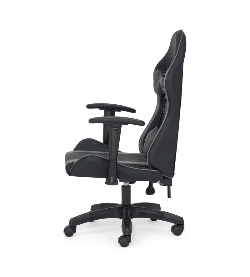 Julian Gaming-Stuhl aus schwarzem/grauem Kunstleder