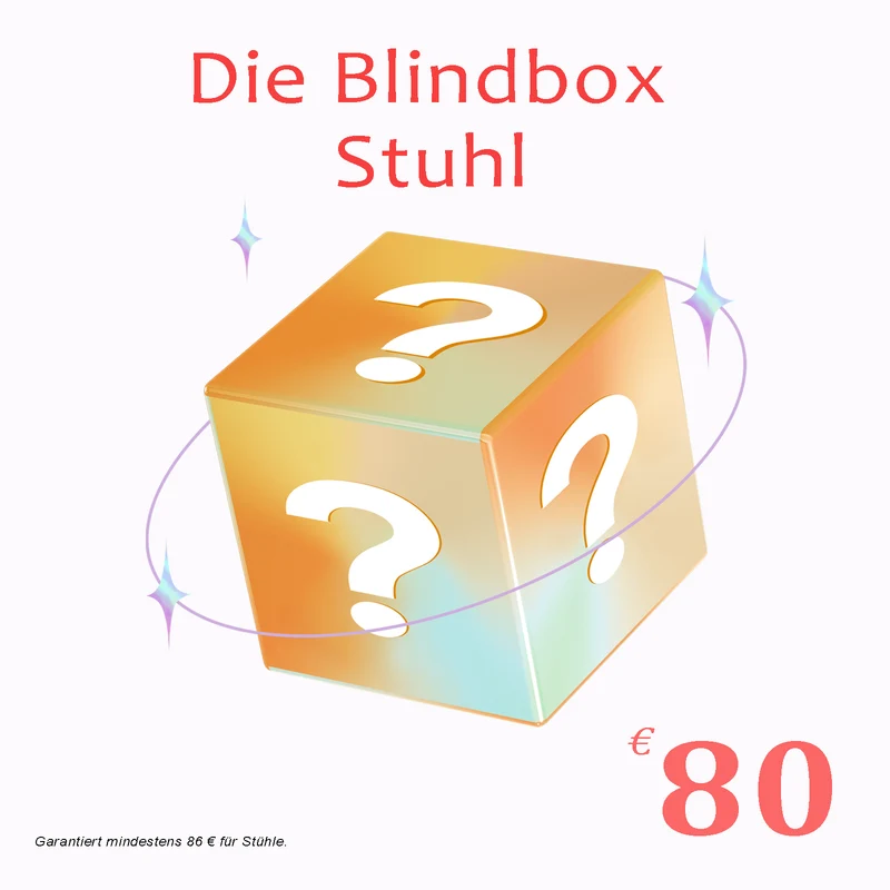 【MYSTERY BOX】 Zufälliges Designer-Stuhl-Set mit 4 Stück – nur 80 €! (Wert 86–110 €+) – Kostenloser Versand