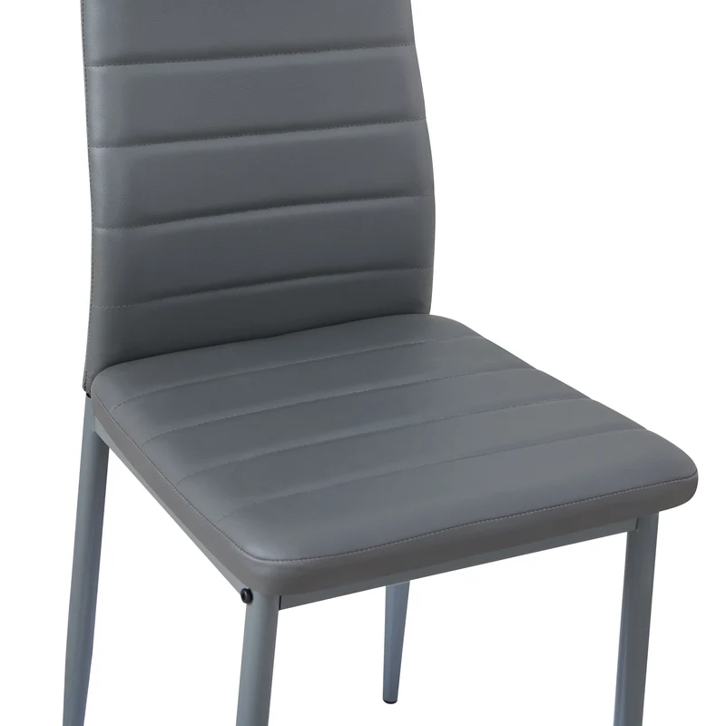 Moderne gepolsterte Esszimmerstühle (4er-Set)-ANN
