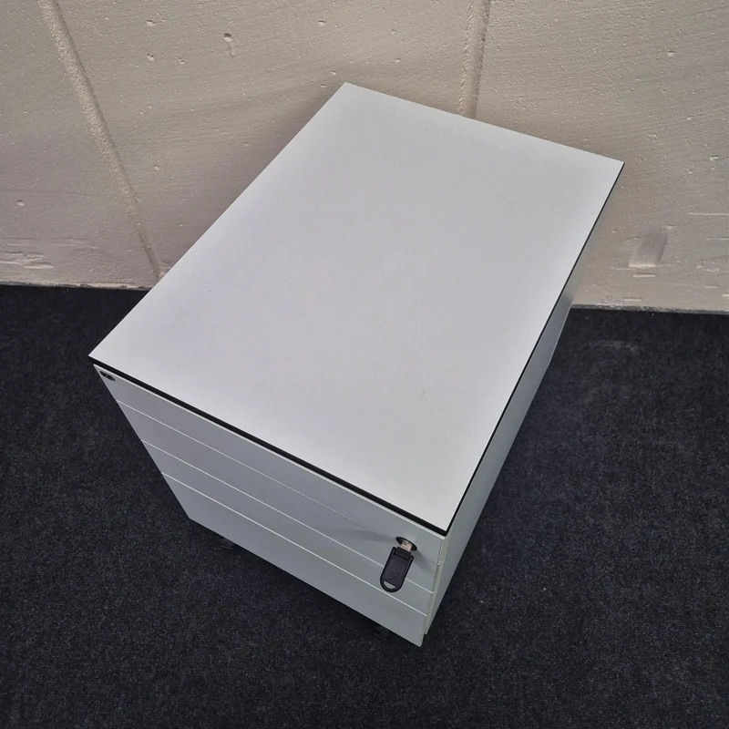 Rollcontainer / VS Büromöbel / weiß / 60 cm / Schubladen