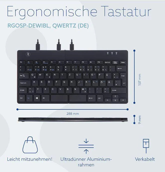 R-Go Split Break Tastatur