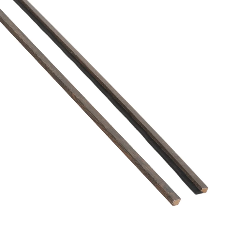 Abschlussleisten für Akustikpaneele in geräuchertem Eichenfurnier 2400x45x18 mm - Rechts & Links (2 Stk.)