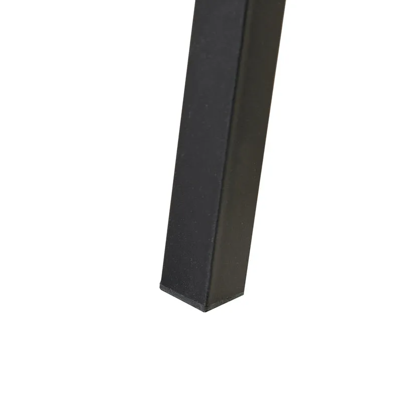 FAIRMAN Retro-Barstuhl aus MDF und schwarzem Eisenrohr