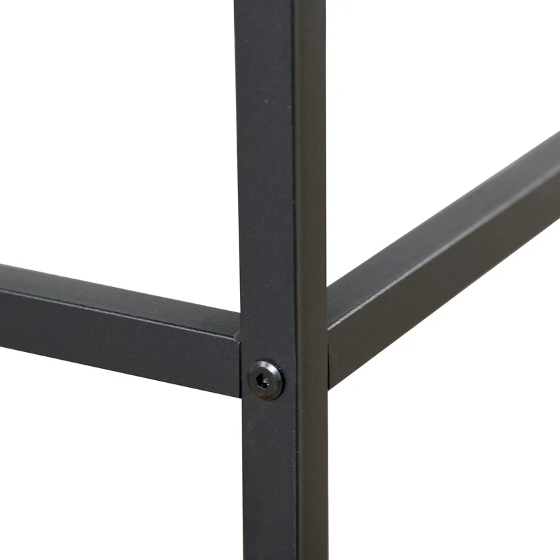 FAIRMAN Retro-Barstuhl aus MDF und schwarzem Eisenrohr