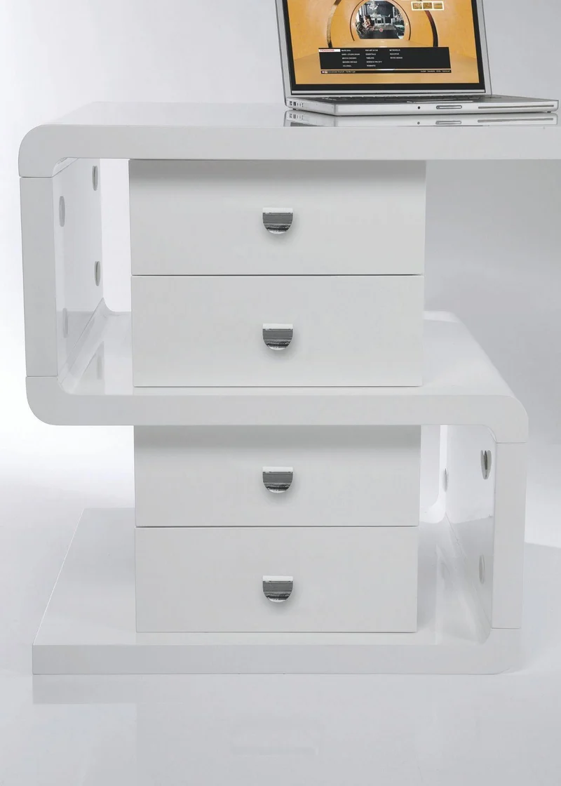 White Club Snake Schreibtisch