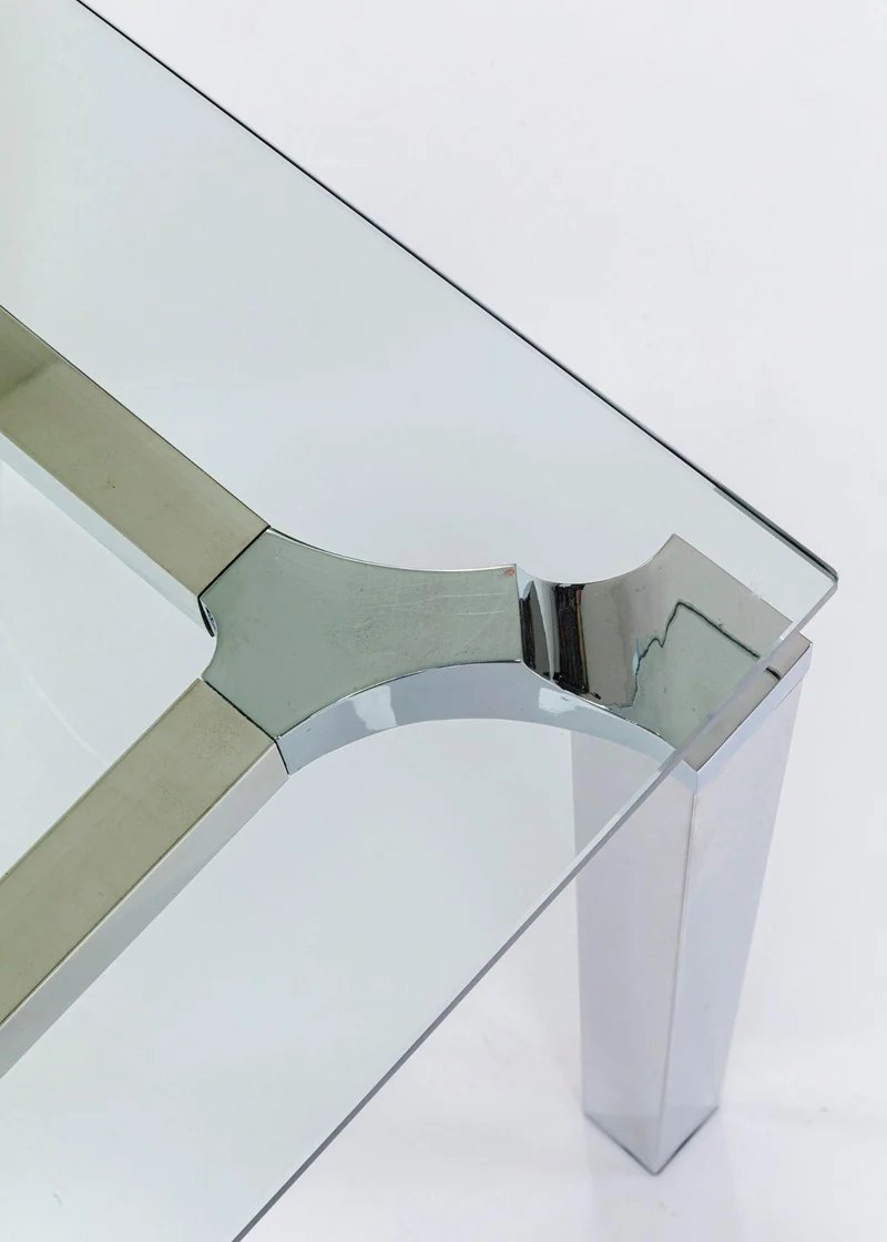 Schreibtisch Lorenco Chrom Winkelcombi