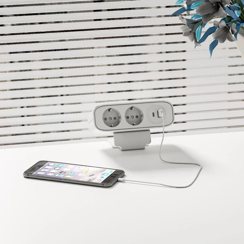 Tischsteckdose mit USB