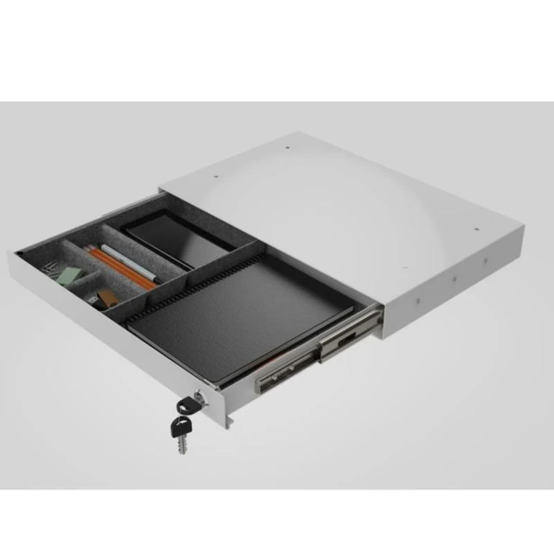 Unterbau Flachschublade mit Schloß Ultra-Slim
