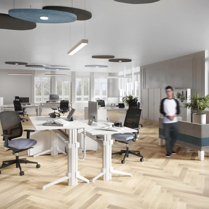 Gasfederschreibtisch GO2 Move