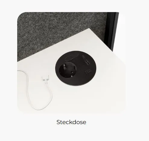 Telefonbox, Telefonzelle für eine Person, schalldämmend