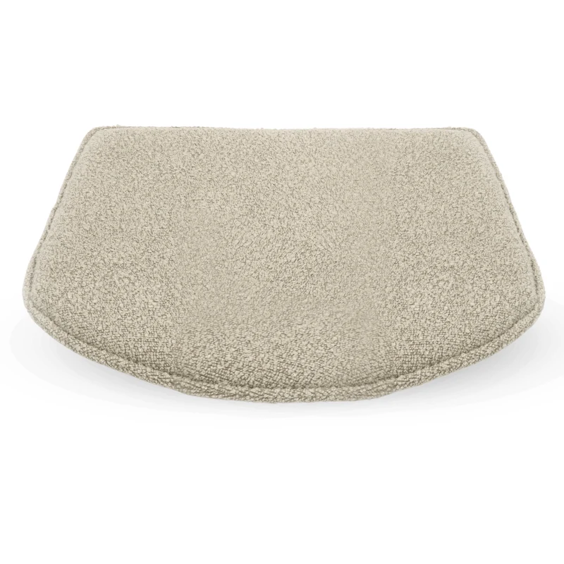 Bella - Sitzkissen in beige Bouclé