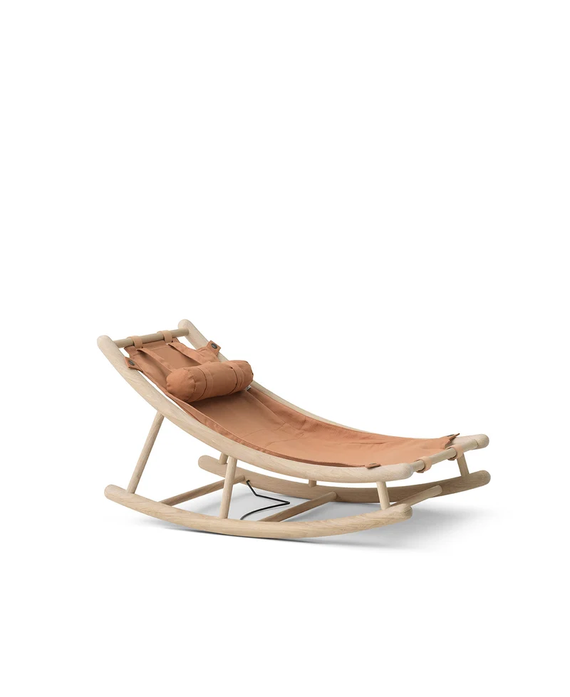 Oliver Furniture - Kinder Kleinkindwippe, Eiche/Karamell