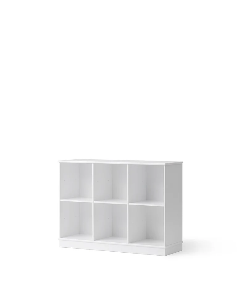 Oliver Furniture - Standregal Horizontal 3x2 mit Sockel
