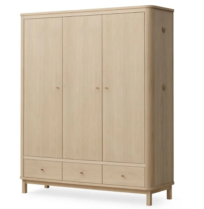 Oliver Furniture - Kleiderschrank 3-türig, Eiche