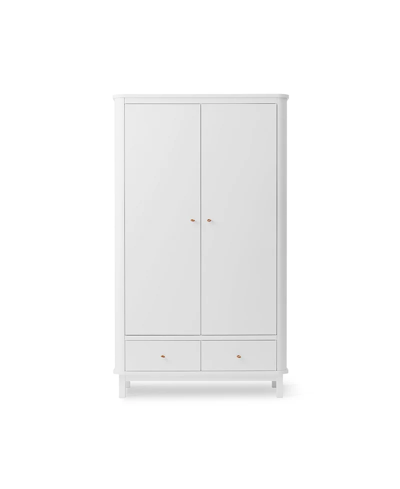 Oliver Furniture - Kleiderschrank 2-türig, Weiß