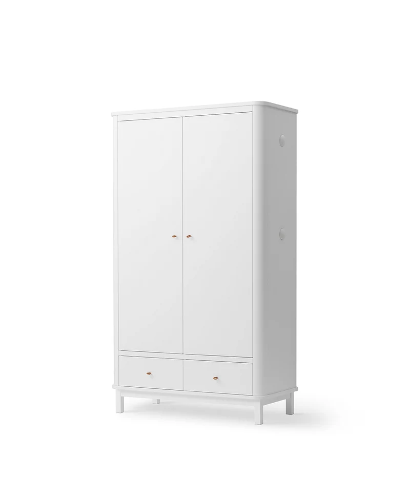 Oliver Furniture - Kleiderschrank 2-türig, Weiß