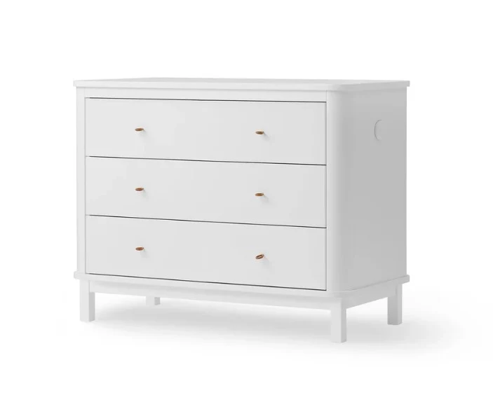 Oliver Furniture - Kommode mit 3 Schubladen, Weiß