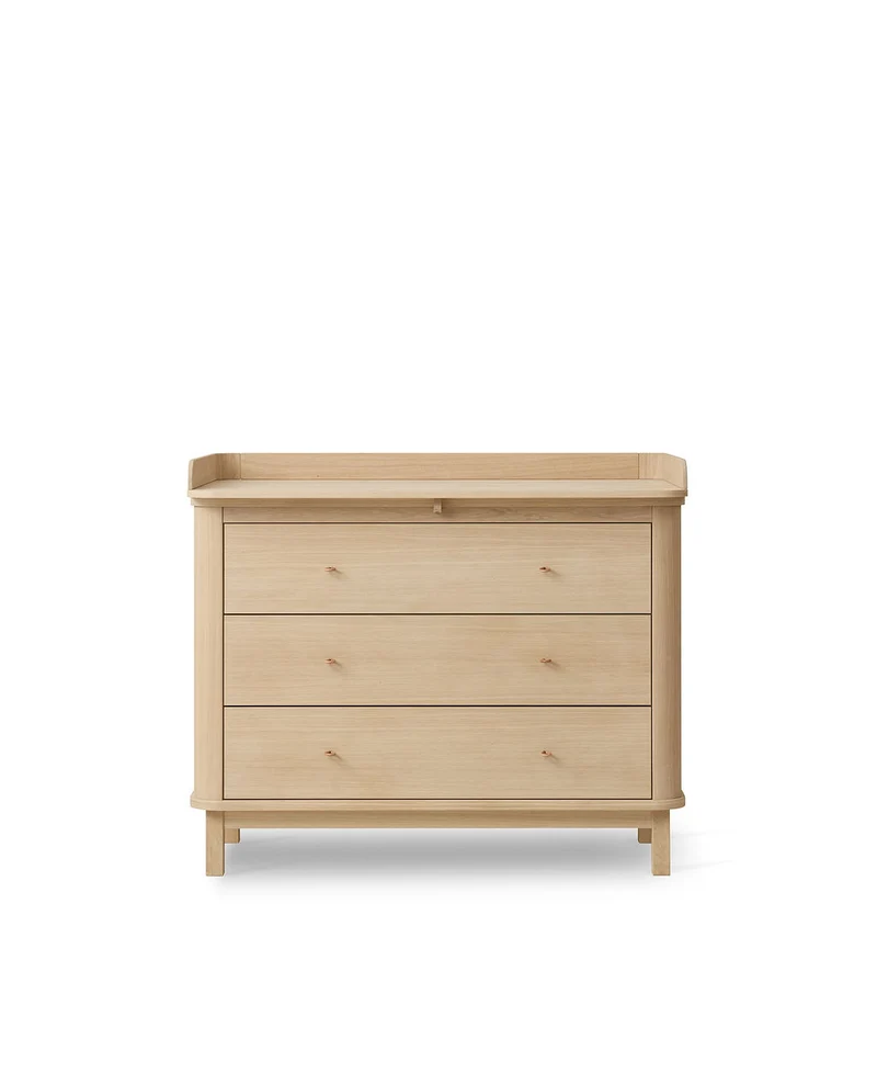 Oliver Furniture - Wickelkommode mit 3 Schubladen, Eiche