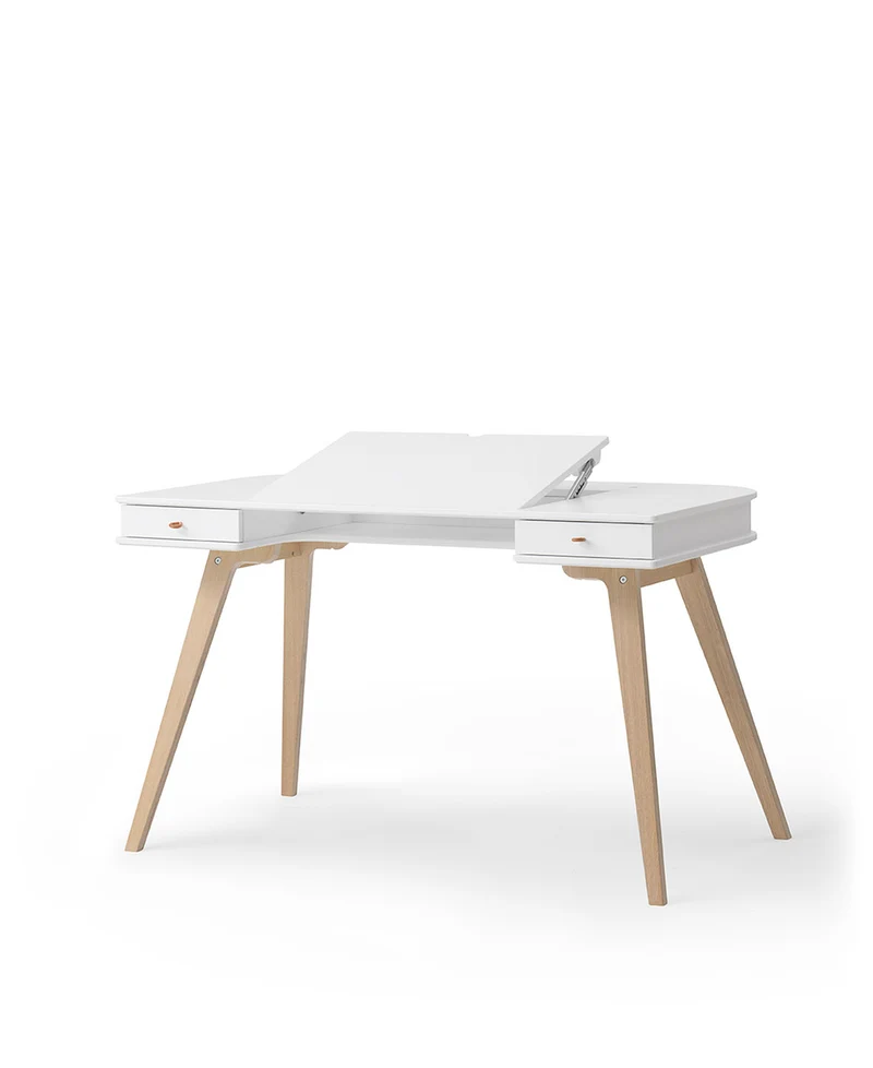 Oliver Furniture - Kinderschreibtisch 72,6 cm, Weiß/Eiche