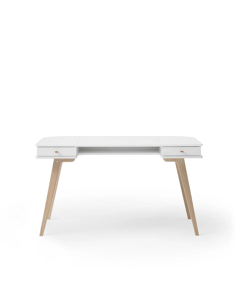 Oliver Furniture - Kinderschreibtisch 66 cm, Weiß/Eiche
