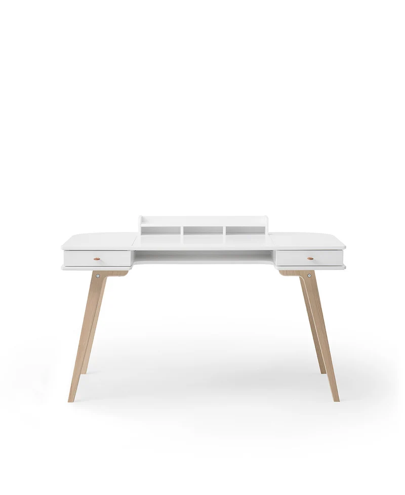 Oliver Furniture - Kinderschreibtisch 66 cm, Weiß/Eiche