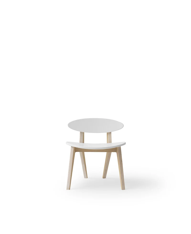 Oliver Furniture - PingPong Kinderstuhl, Weiß/Eiche