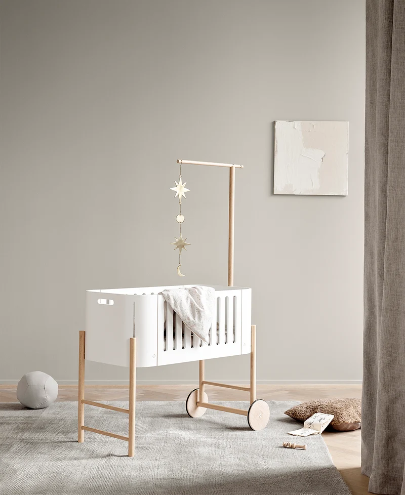 Oliver Furniture - Himmelstange für Baby Beistellbett, Eiche