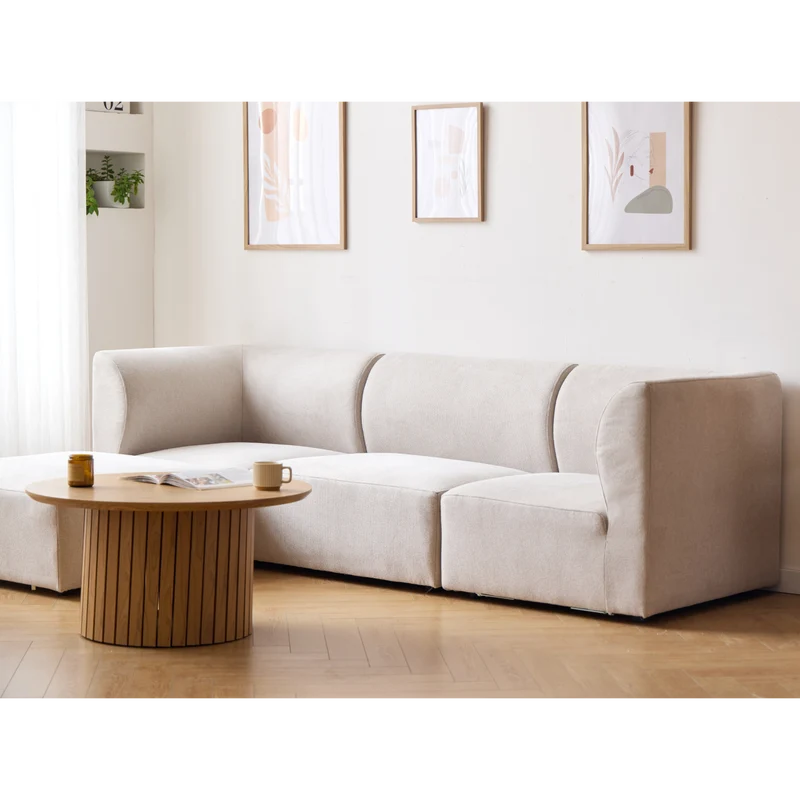 Emilia Modulsofa in Beige, 2 Module L: 158 x T: 79 x H: 72 cm