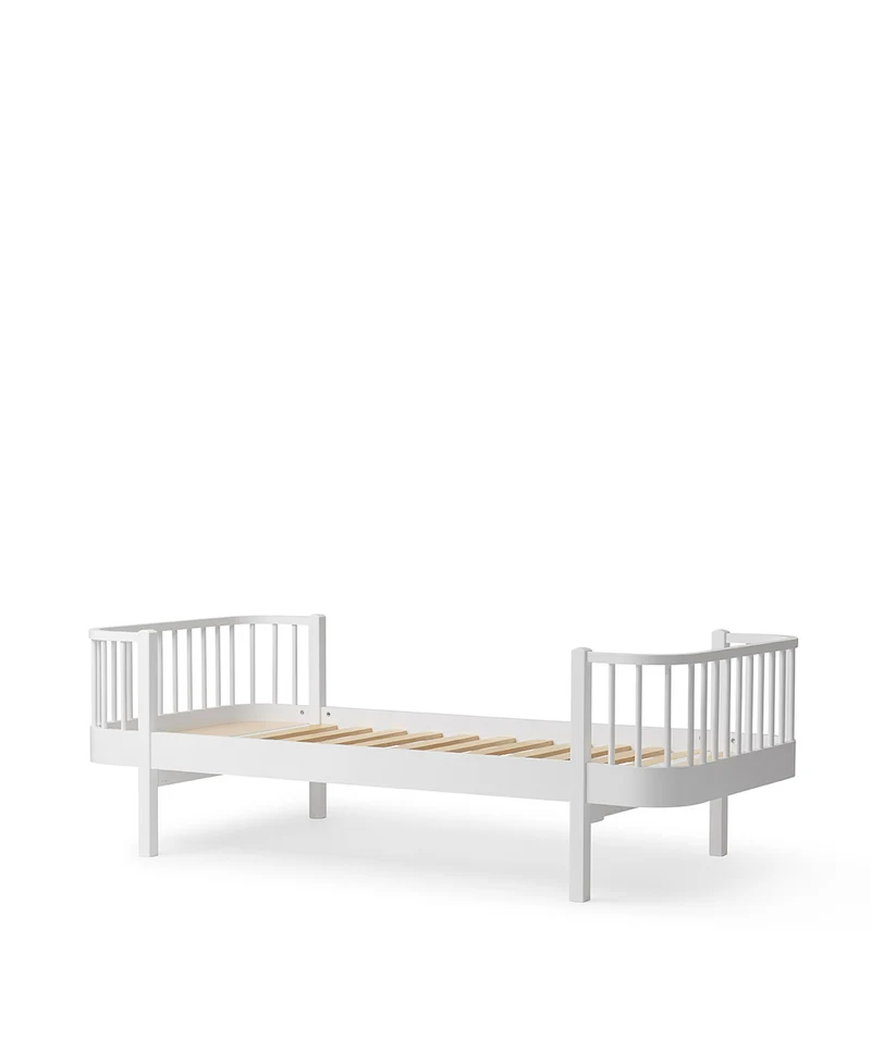 Oliver Furniture - Original Kinder Einzelbett, 90x200 cm, Weiß