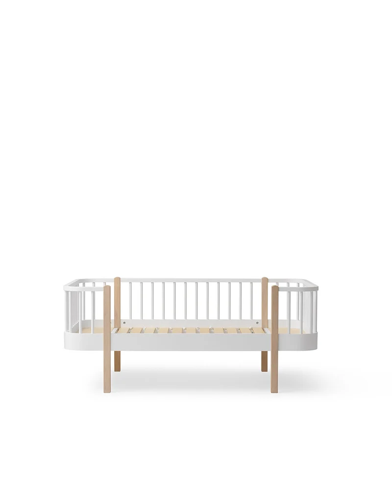 Oliver Furniture - Original Junior Kinder Bettsofa, 90x160 cm, Weiß/Eiche
