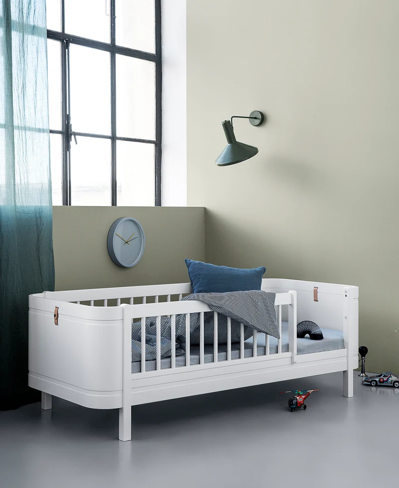 Oliver Furniture - Mini+ Juniorbett für Kinder, 68x162 cm, Weiß