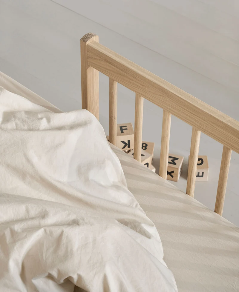 Oliver Furniture - Mini+ Juniorbett für Kinder, 68x162 cm, Eiche