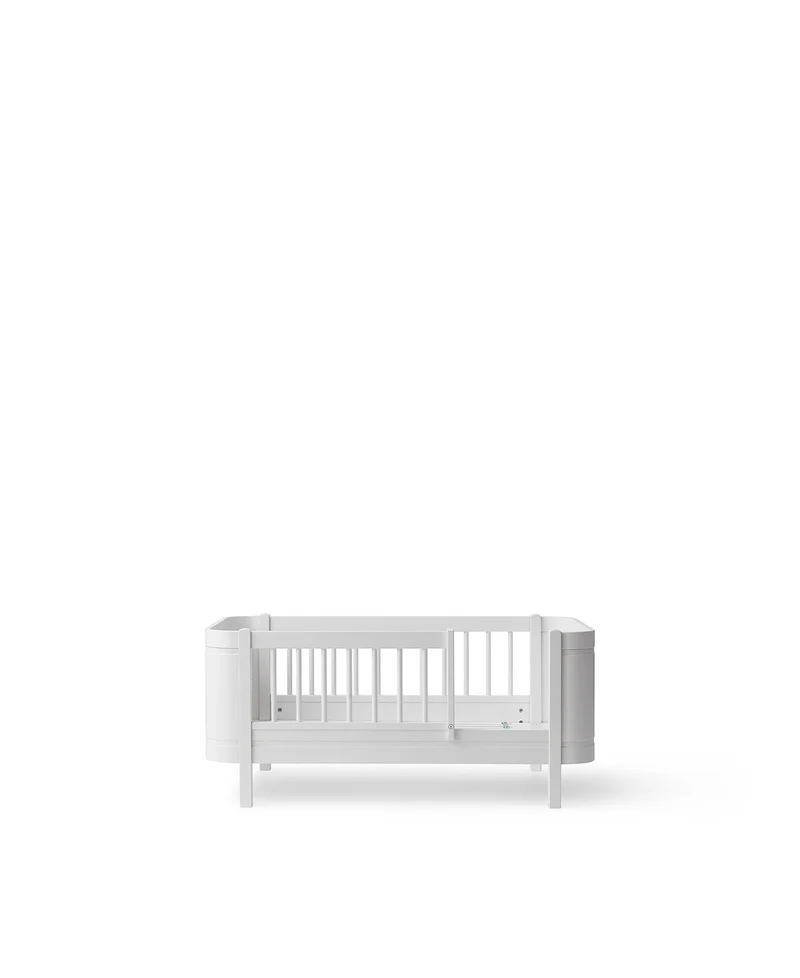 Oliver Furniture - Mini+ Babybett mit Umbauset, 68x122/162 cm, Weiß