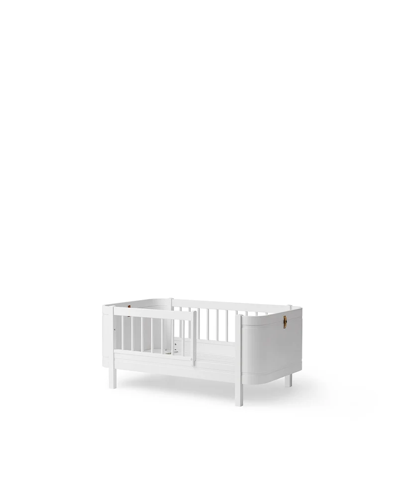Oliver Furniture - Mini+ Babybett mit Umbauset, 68x122/162 cm, Weiß