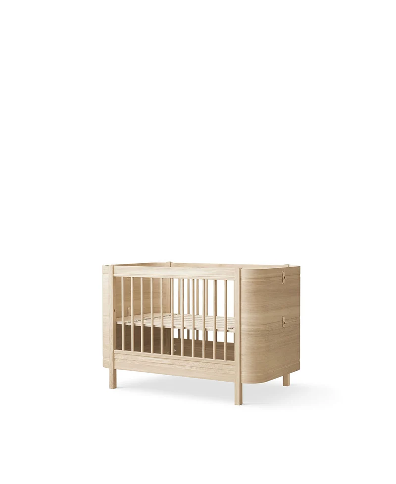 Oliver Furniture - Mini+ Babybett, 68x122 cm, Eiche
