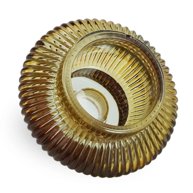 Nala Glas-Kerzenhalter amber 6 cm