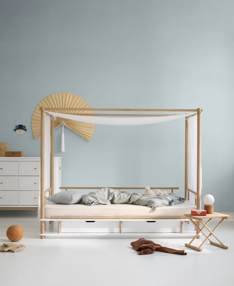 Oliver Furniture - Betthimmel Kyoto, Weiß
