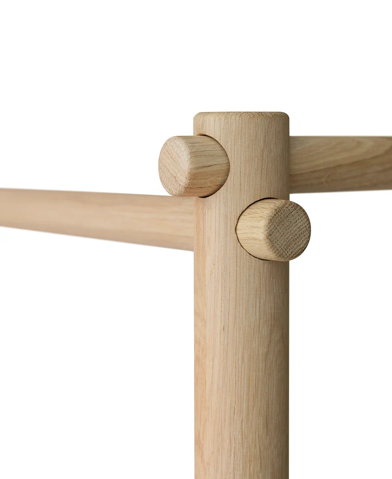 Oliver Furniture - Kinder Himmelbett, 90x180 cm, Weiß/Eiche