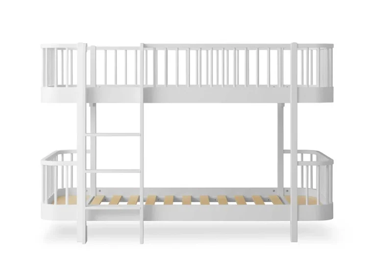 Oliver Furniture - Original Kinder Etagenbett halbhoch, Weiß