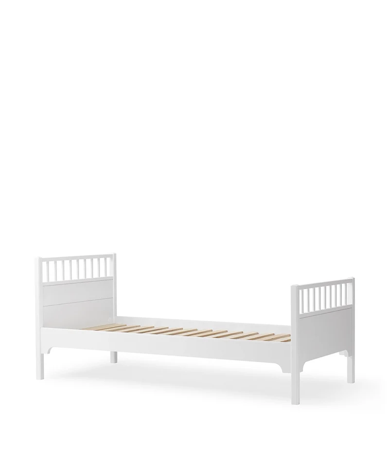 Oliver Furniture - Classic Kinder Einzelbett, 90x200 cm, Weiß